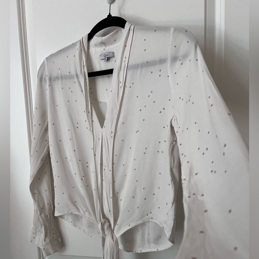Rails Ava stars tie front blouse - Picture 6 of 9